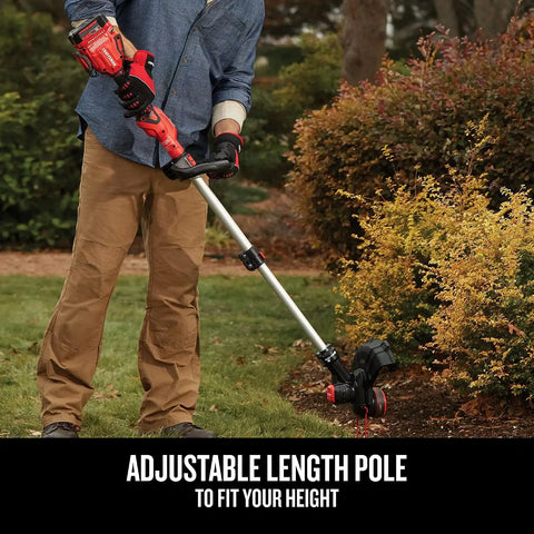CRAFTSMAN V20 String Trimmer and Edger with Spool, Battery and Charger Included (CMCST910M1)