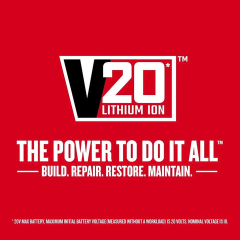 CRAFTSMAN V20 Lithium Ion Battery, 2.0-Amp Hour, 2 Pack (CMCB202-2)