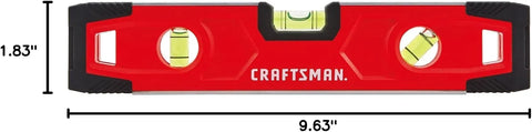 CRAFTSMAN Torpedo Level, Magnetic, 9 inch (CMHT43191)