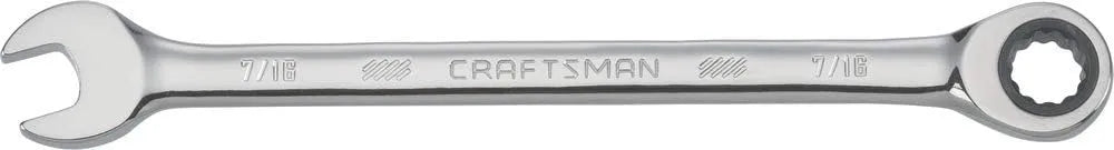 CRAFTSMAN Ratcheting Wrench, SAE, 7/16-Inch, 72-Tooth, 12-Point (CMMT42562)