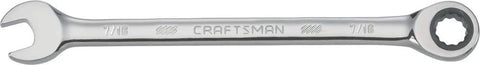 CRAFTSMAN Ratcheting Wrench, SAE, 7/16-Inch, 72-Tooth, 12-Point (CMMT42562)