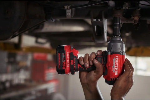 CRAFTSMAN 20V Battery and Charger Set, 4Ah and 6Ah Lithium Ion Batteries and 1 Charger, Cordless Tool Battery Packs (CMCB2046-CK)