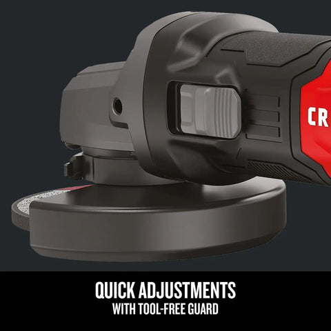 CRAFTSMAN Small Angle Grinder Tool 4-1/2 inch, 6 Amp, 12,000 RPM, Corded (CMEG100)