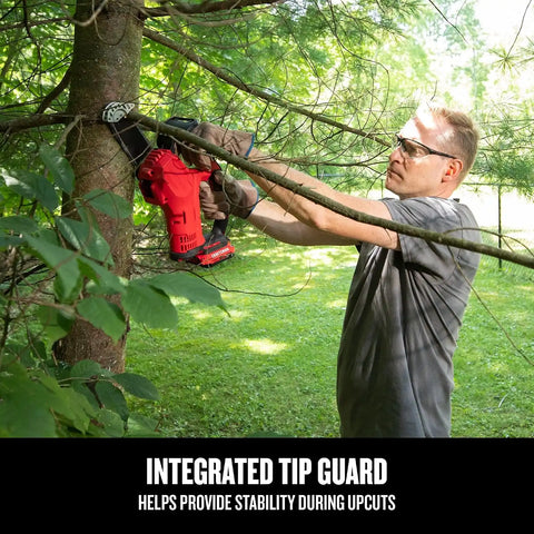 CRAFTSMAN V20 Mini Cordless Chainsaw, Pruning Saw, 6" Chain, Small Handheld Chainsaw, 2Ah Battery and Charger Included, Tree Trimming and Pruning, Compact and Lightweight (CMCCS320D1)