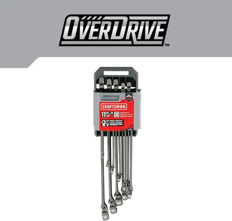 CRAFTSMAN OVERDRIVE 11-Piece Standard (SAE) Wrench Set (CMMT87711)