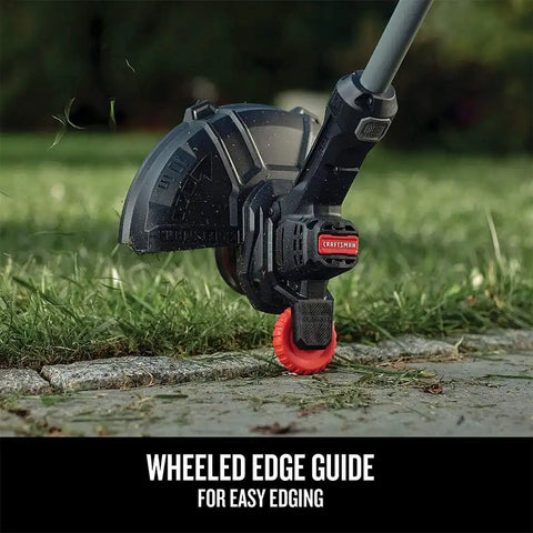 CRAFTSMAN V20 WEEDWACKER String Trimmer & Blower Combo Kit, (2) 1.5 Ah Batteries and Charger Included, 200 CFM/90 MPH Blower (CMCK279C2)