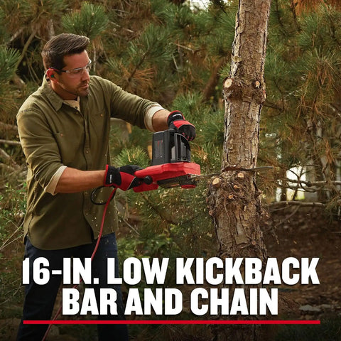 CRAFTSMAN Electric Chainsaw, 16 Inch, 12 Amp Corded Chain Saw Electric, Ergonomic, Powerful Motor (CMECS600)