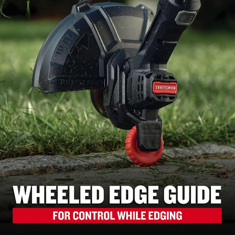 CRAFTSMAN V20 Cordless String Trimmer/Edger and Leaf Blower Combo with 4.0 Ah Battery and Charger, Wide Cut Weedwacker, 90 MPH Blower, Lightweight (CMCK279M1)
