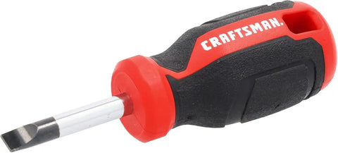 CRAFTSMAN Screwdriver SL1/4 in. x 1.5 in. Compact Slotted, Magnetic Tip, Easy Grip (CMHT65163)
