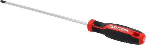 CRAFTSMAN Screwdriver PH2 x 10 in. Extended Reach Phillips Head, Strong Grip Handle (CMHT65153)