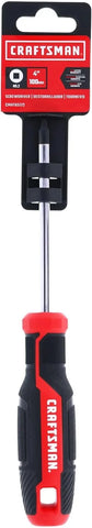 CRAFTSMAN Screwdriver SQ2 X 4 in. Square Tip, Magnetic Hold, Easy Grip Handle (CMHT65172)