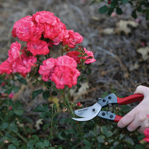 Craftsman 3/4-in. Manual Aluminum Bypass Hand Pruner for Cutting, Trimming Branches, Shaping Rose Bushes