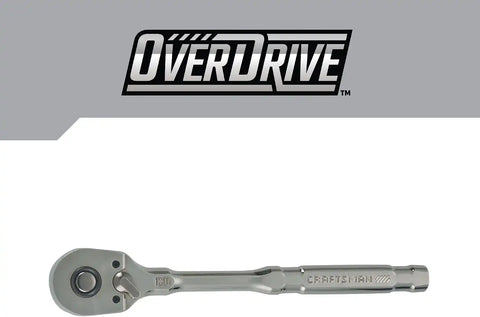 CRAFTSMAN OVERDRIVE 1/2" Drive 180T Pear Head Ratchet (CMMT82113)