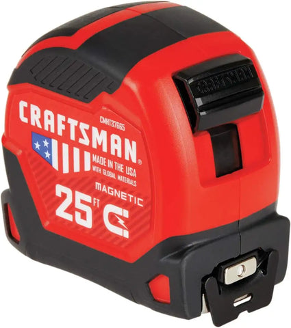 CRAFTSMAN Tape Measure, PROREACH, 25-Foot (CMHT37665S)
