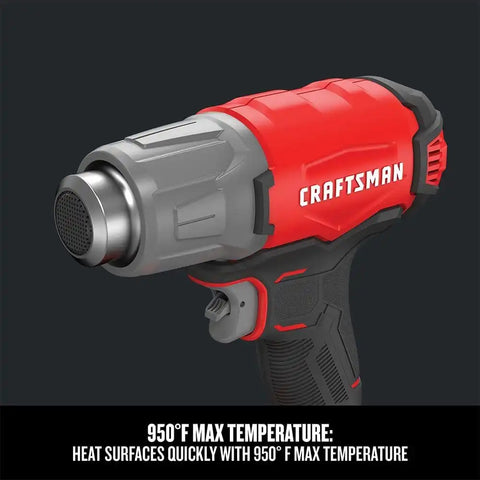 CRAFTSMAN V20 Cordless Heat Gun, Up to 950 Degrees, Portable Heat Gun, Tool Only (CMCE530B)