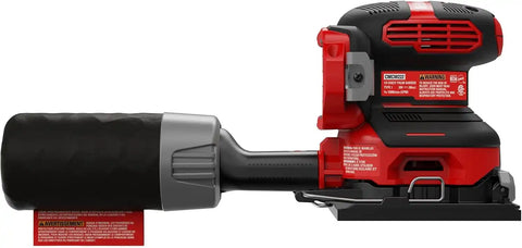 CRAFTSMAN V20 Sander, Cordless, 1/4 Sheet Sander, 9,000-12,000 OPM Bare Tool Only (CMCW222B)