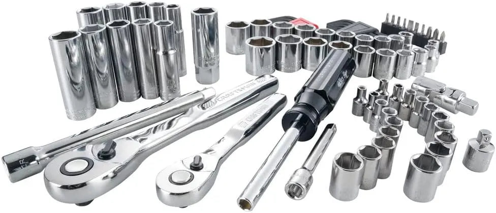 CRAFTSMAN Mechanics Tool Set, SAE/Metric, 1/4-Inch Drive, 83-Piece (CMMT12021)