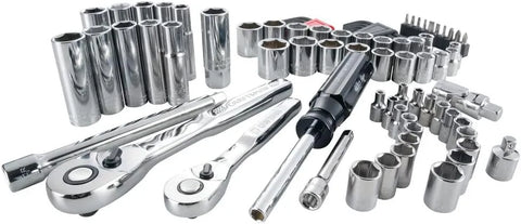 CRAFTSMAN Mechanics Tool Set, SAE/Metric, 1/4-Inch Drive, 83-Piece (CMMT12021)