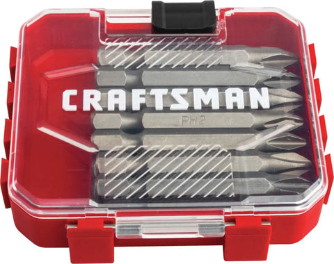 CRAFTSMAN Phillips Screwdriver Bit Set, 2-Inch, 15-Piece (CMAF122PH215)