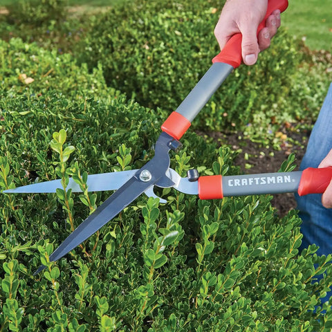 9-in. Manual Multi-Purpose Hedge Shears, Heavy Duty Gardening Trimmers for Pruning