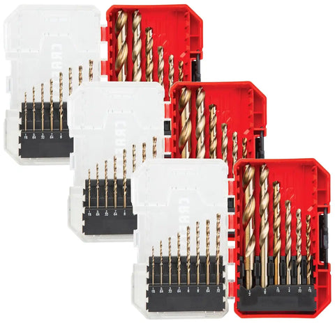 CRAFTSMAN Drill Bit Set, Gold Oxide, 14-Piece (CMAM2214) (Pack of 3)