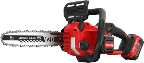 CRAFTSMAN V20 RP Cordless Chainsaw, Powerful and Lightweight, 12 Inch, 5Ah Battery and Charger Included (CMCCS630P1)