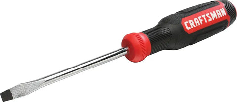 CRAFTSMAN Screwdriver, Slotted, Bi-Material, 1/4 X 4 Inch (CMHT65059N)