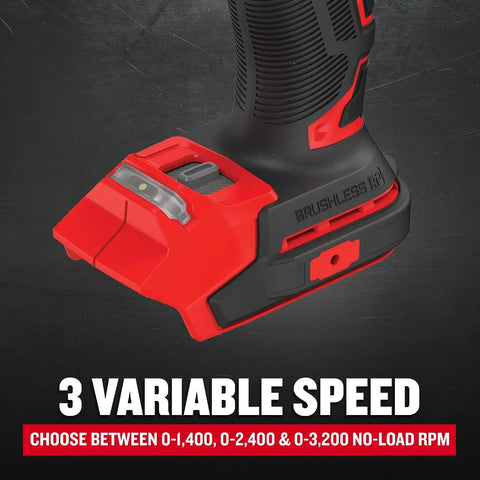 CRAFTSMAN V20 BRUSHLESS RP Cordless 1/4-in. Impact Driver (Tool Only) (CMCF830B)