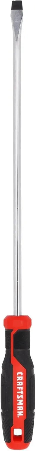 CRAFTSMAN Screwdriver SL3/8 in. x 12 in. Extra Long Slotted, Magnetic Tip, Comfort Grip (CMHT65167)
