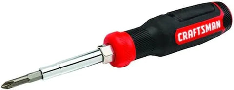 CRAFTSMAN Screwdriver with 6 Multi-Bits, Store Extra Bits in Handle (CMHT68000)