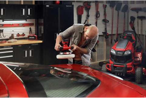 CRAFTSMAN V20 Cordless Buffer Polisher, Orbital Polisher for Car Detailing, 10-inch with Splash Guard, Bare Tool Only (CMCE100B)