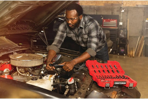 CRAFTSMAN 51-Piece Socket Set with Storage Case, SAE/Metric Mechanics Tool Set (CMMT82334L)