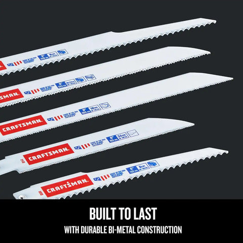 CRAFTSMAN 11-Piece Reciprocating Saw Blade Kit With Case (2058838)