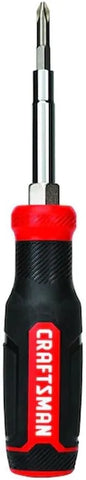 CRAFTSMAN Screwdriver with 6 Multi-Bits, Store Extra Bits in Handle (CMHT68000)
