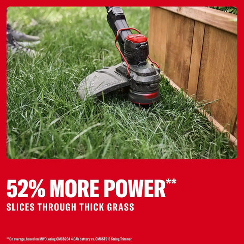 CRAFTSMAN V20 String Trimmer and Lawn Edger Kit with 4Ah Battery and Charger, 13 in. Cordless Weed Wacker with Up to 63 Minutes Runtime, Lightweight (CMCST901M1)