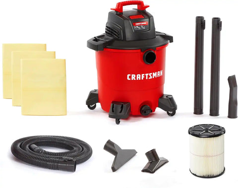 CRAFTSMAN CMXEVBE18590 9 Gallon 4.25 Peak HP Wet Dry Shop Vacuum