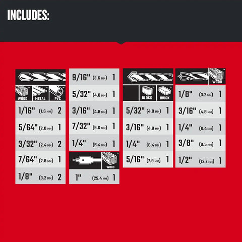 CRAFTSMAN Drill Bit Set 60 Pieces, Impact Driver and Screwdriver Bit Set , Includes Nut Drivers (CMAF1260)