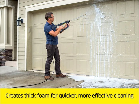 CRAFTSMAN Electric Pressure Washer, Cold Water, 1900 -PSI, 1.2-GPM, Corded (CMEPW1900) & Karcher Pressure Washer Multi-Purpose Cleaning Soap Concentrate Outdoor Surfaces – 1 Gallon