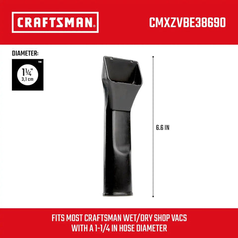 CRAFTSMAN CMXZVBE38690 1-1/4 in. Car Nozzle Wet Dry Vac Attachment