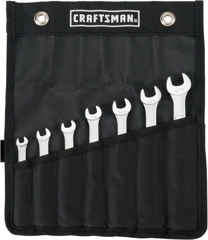 CRAFTSMAN SAE WRENCH SET IN POUCH, 7PC (CMMT21085)