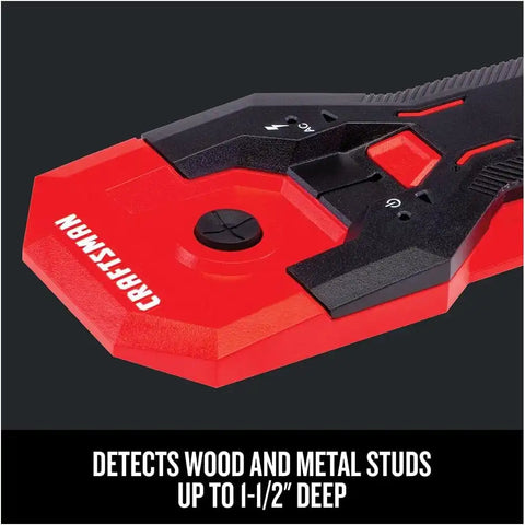 CRAFTSMAN Stud Finder, 1.5”, With AC Detection, Batteries Included (CMHT77621)