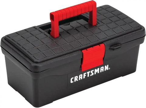 CRAFTSMAN Tool Box, Lockable, 13 in., Red/Black (CMST13004)