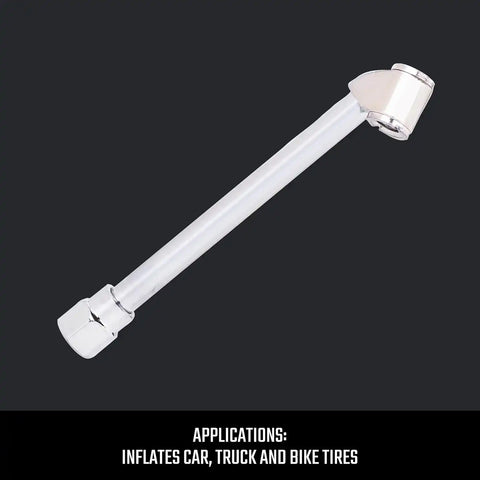 CRAFTSMAN Dual Air Chuck, 1/4-in Female NPT Threads, Extended Reach for Hard-to-Reach Valves