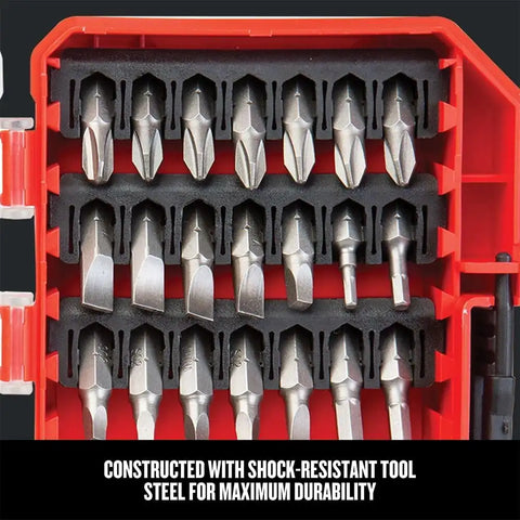 CRAFTSMAN Screwdriver Bit Set, 47-Piece, Includes Bit Tips and Power Bits, Nut Driver Set, Socket Adapters, Compatible with Versa-Track (CMAF1247)