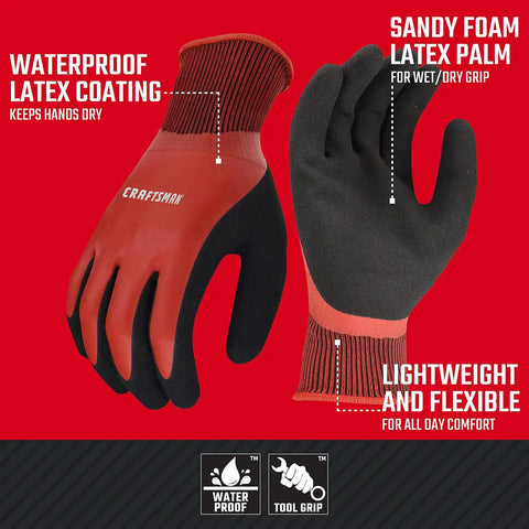 Craftsman CMXPGRAD802 Dyneema Cut Protection Glove, A2 Touchscreen, L/XL
