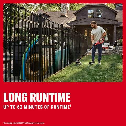 CRAFTSMAN V20 String Trimmer and Lawn Edger Kit with 4Ah Battery and Charger, 13 in. Cordless Weed Wacker with Up to 63 Minutes Runtime, Lightweight (CMCST901M1)