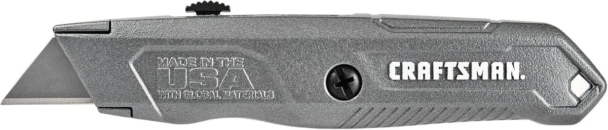 CRAFTSMAN Utility Knife, Retractable, 3 Blades Included (CMHT10585)