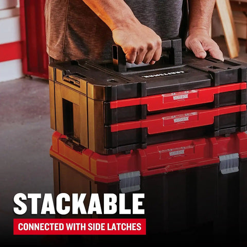 CRAFTSMAN Plastic Tool Box With Drawers, Organizer and Storage (CMST17804) (Pack of 4)
