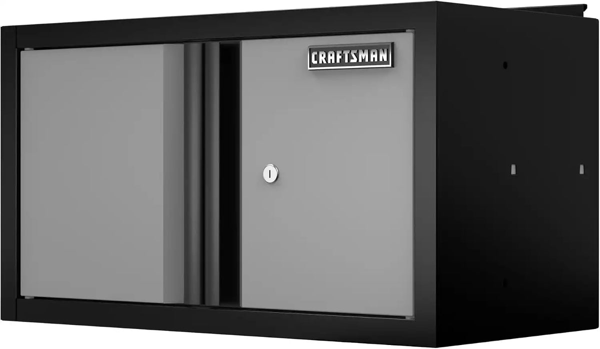 CRAFTSMAN Welded 2-Door Wall Cabinet (Black/Gray) (CMST32615BG)