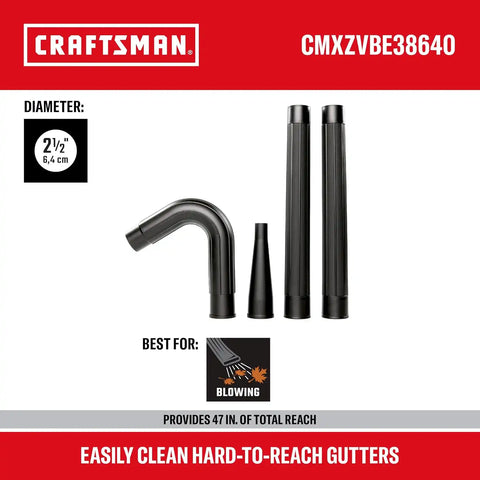 CRAFTSMAN CMXEVBE17607 16 Gallon 6.5 Peak HP Wet Dry Blower Vacuum Bundle